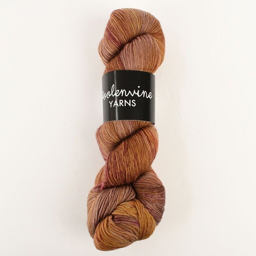 Voolenvine Wolke Yarn Fingering Strange Brew SW Merino Cashmere Golden Hour